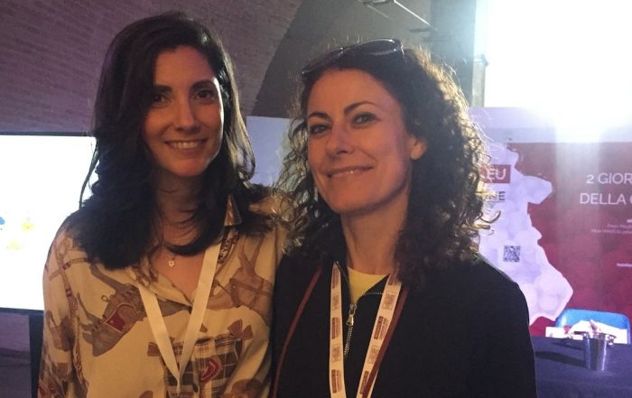 io e Chiara Giorleo alla Masterclass di Campania Wine